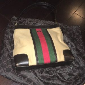 Authentic vintage Gucci handbag with dustbag